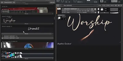 Drumkit Worship 1.5 for Kontakt — Acoustic Drum Kit by Angelitus Sandoval (Free)